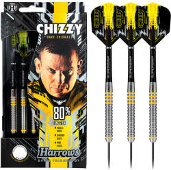 Harrows Dart szett Harrows steel 22g, Chizzy 80% Gravírozott