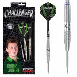 BULL'S Darts Dart szett BULL'S Challenger Steel D. Jansen 26g 90% Gravírozott