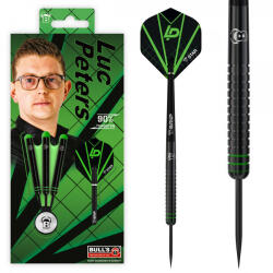 BULL'S Darts Luc Peters Steel Dart, 22G gravírozott