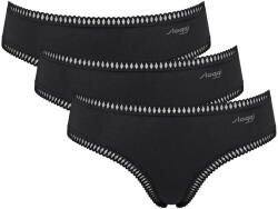 Sloggi Chiloți dama SLOGGI GO CRUSH HIPSTER 3PACK 0004 - BLACK: M (10219671_0004 M)