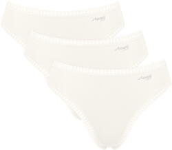 Sloggi Chiloți dama SLOGGI GO CRUSH HIGH LEG 3PACK 00GZ - SILK WHITE: XXL (10219672_00GZ XXL)