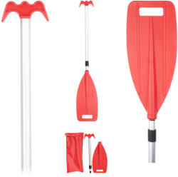 GFN Csáklya evező mini teleszkópos piros 80/105 cm (381145)