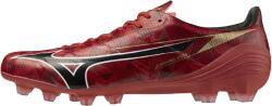Mizuno Alpha II Pro FG stoplis focicipő, piros - fekete (P1GA256460)