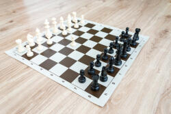 Sakküzlet Staunton sakk-készlet (nagy méretű, barna)