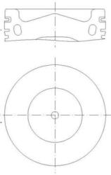 MAHLE dugattyú MAHLE 028 PI 00158 000 for AUDI, VW, CUPRA (028 PI 00158 000)