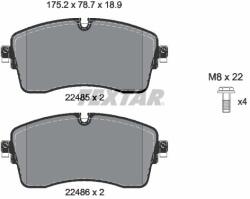 TEXTAR Fékbetét készlet TEXTAR 2248503 for JAGUAR (2248503)