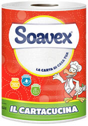  Háztartási papírtörlő 2 rétegű 1 tekercs/csomag 132 lap Soavex Il Cartacucina_Paperdi