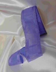  Szatén szalag , mintás széllel, lila (3, 8 cm * 10 m)