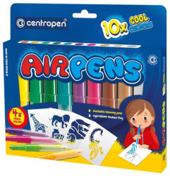 Centropen Filctoll fújós készlet Centropen AIRPENS 1500 Cool Set 10 klf. szín (615001005 1500/10) - iroda-ellatas