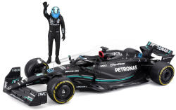 Bburago 1: 24 F1 versenyautó pilótával - Mercedes-AMG F1 W14 E Performance (1681)