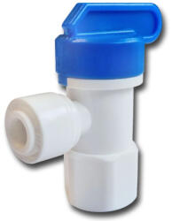 Klarwod Sp. z o. o Elzárócsap víztartályokhoz könyök 1/4"x1/4" (fordított ozmózis) Klarwod Q-CV1244 (Q-CV1244)