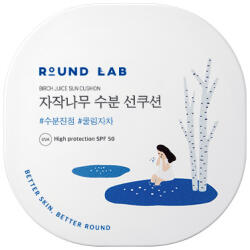 ROUND LAB Birch Juice Moisturizing Sun Cushion SPF 50+ PA++++