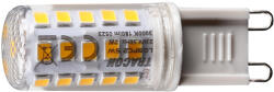 TRACON LG9PC2, 5W LED G9 fényforrás műanyag házban230 V, 50 Hz, G9, 2 W, 180 lm, 3000 K, 300°, EEI=F (LG9PC2-5W)