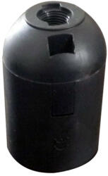 Gao 0708H Foglalat E27, pattintós foglalat, fekete (0708H)