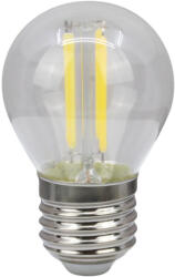 TRACON FILG454WW COG LED gömb fényforrás, átlátszó230 VAC, E27, 4W, 470 lm, G45, 2700K, EEI=E (FILG454WW)
