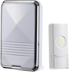 Anco 411-107 Vezeték nélküli csengő, 80m, ezüst (411-107)