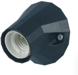 Gao 0513074555 Foglalat E27, oldalfali foglalat, ? 83 mm fekete (0513074555)