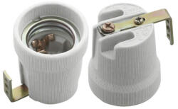 Gao Foglalat E27, porcelán, F519 rögzítő füllel (0712H)