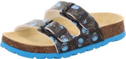 Superfit fiú parafa papucs FOOTBAD Black/Multicolored 1-800111-0060 | egészségügyi papucs boltozattámogatással | iskolai és otthoni cipő anatómiai talpbetéttel - 33 méret