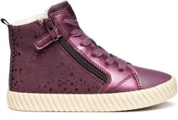 GEOX gyerekcipő MIRROLESS bélelt sportcipő Prune - csupacipo - 18 990 Ft