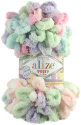 alize Puffy Color 6526 (kötés kézzel, tű nélkül) (305)
