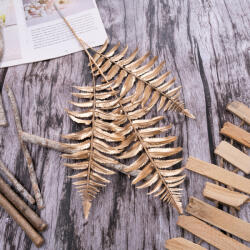 Valex Decor Dekoratív páfránylevél ág, 56cm magas - Arany (AF184-01)