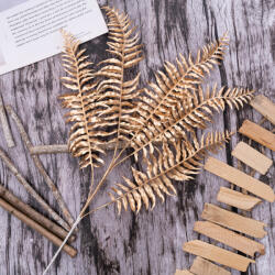 Valex Decor Páfrány dekorág, 71cm magas - Arany (AF186-01)