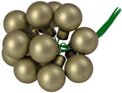 Valex Decor Üveggömb pick, matt rozmaring, 2cm-es, 12 db-os köteg (GP-M71)