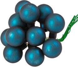 Valex Decor Üveggömb pick, matt kék, 2cm-es, 12 db-os köteg (GP-M68)