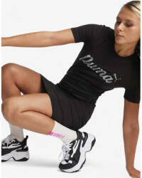 PUMA Essentials+ Blossom Tee Dress Black - magazinko