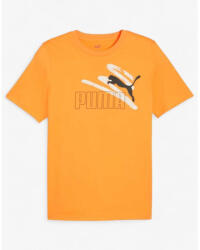 PUMA Essentials+ Logo Lab Tee Orange - magazinko