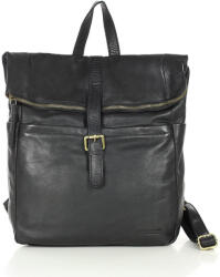 Marco Mazzini Női bőr notebook hátizsák | fekete