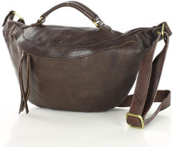 Marco Mazzini Handmade MARCO MAZZINI Női bőr deréktáska | sötétbarna