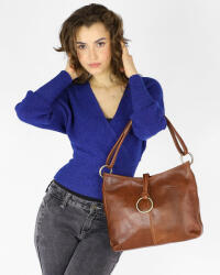 MAZZINI MARCO MAZZINI Classic prémium bőr kézitáska | barna