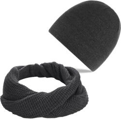 Paolo Peruzzi Férfi szett sapka + nyakkendő ZES-26-GR | grafit