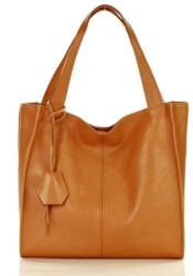 Genuine Leather MAZZINI Bőr shopper táska Portofino Max | camel