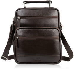 Paolo Peruzzi férfi bőr válltáska | barna - top-brands - 35 545 Ft