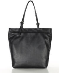 Marco Mazzini Prémium shopper táska puha bőrből | fekete