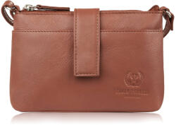 Paolo Peruzzi Női bőr válltáska kicsi SI-39-CG | konyak