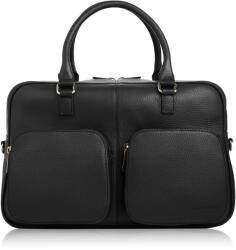 Paolo Peruzzi PAOLO PERZUZZI Nagy női bőrtáska IN-60-BL | fekete