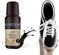 COCCINÉ COCCINE Folyékony festék velúr és nubuk cipőkhöz és kiegészítők felújításához 75 ml | fekete