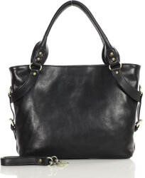 MAZZINI MARCO MAZZINI Bőr üzleti táska | fekete