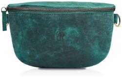 Paolo Peruzzi Bőr deréktáska VINTAGE | zöld