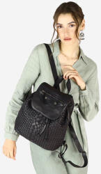 Marco Mazzini Handmade MARCO MAZZINI Női bőr hátizsák | fekete