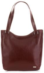 Paolo Peruzzi Nagy bőr válltáska | sötétbarna - top-brands - 56 453 Ft