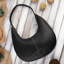 Paolo Peruzzi Női bőr válltáska AV-04-BL | fekete