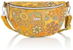 Paolo Peruzzi Női bőr deréktáska | sárga