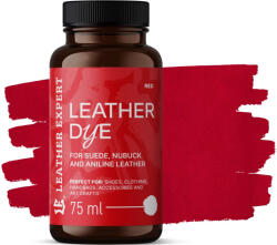 Leather Expert bőrfesték velúr, nubuk és anilin bőrhöz 75 ml | piros