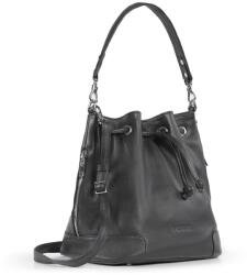 VOOC női bőr kézitáska | fekete