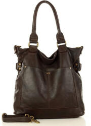 Marco Mazzini Handmade MARCO MAZZINI Női bőr shopper táska | barna kávé